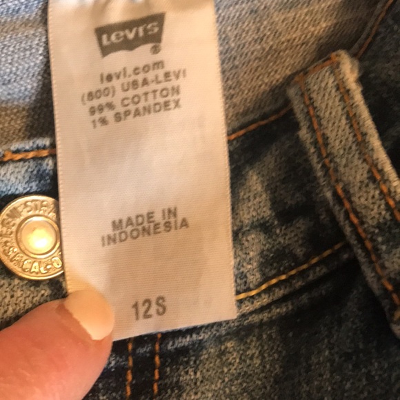 ❤️(88) Ladies Levi jeans, 515 boot cut. Some wear but still super cute Size 12 S - Picture 6 of 9